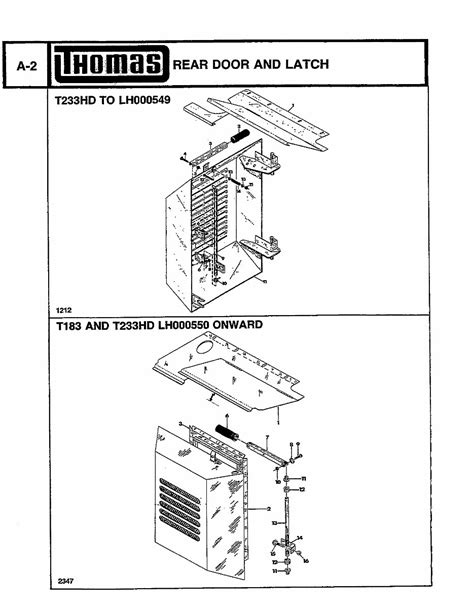 Thomas® 233HD Parts 